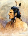勇敢なインディアン 1898 チャールズ マリオン ラッセル アメリカ インディアン